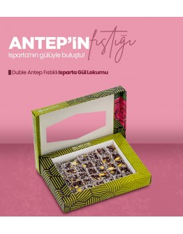 Antep Fıstıklı Gül Lokumu 300 G